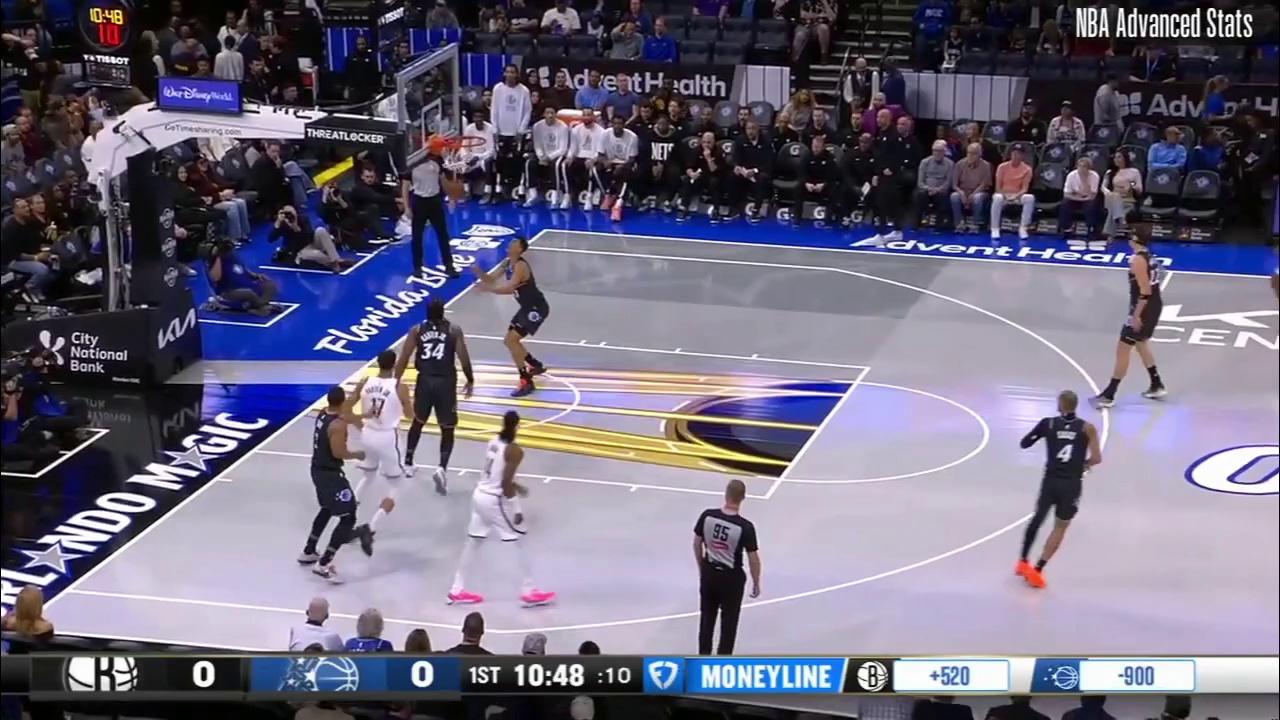 魔术绝杀篮网,范弗利特带队取胜 魔术绝杀篮网,范弗利特带队取胜